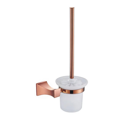 Rose Gold Bathroom Towel Rack Set Wall Mount Bathroom Accessory Set