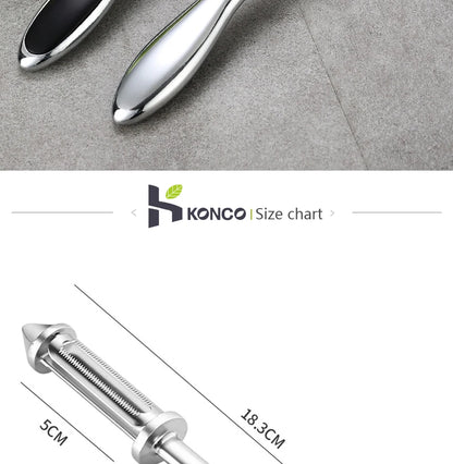 Konco Fruit and Vegetable Peeler,Kitchen Accessories,Alloy Sharp Peeler Potato Carrot Grater Peeler Kitchen Gadget