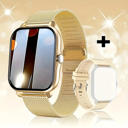 New 180mah Magnetic Charging Full Touch Screen Smartwatch, Wireless Call, Multiple Sport Modes, Music Control, Fashion Sports