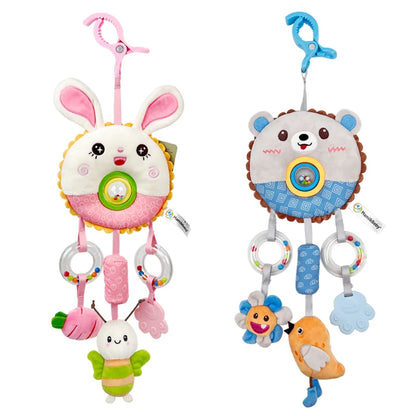 Baby Rotating Bead Wind Chime Cartoon Animal Bell Lathe with EN71, CPC, GG6675 Certification M044