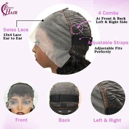 FH Wholesale 16-30inch Long Wave Wave Wigs13x4 Lace Frontal Vietnamese Natural Brazilian Cabelos Human Hair Wigs