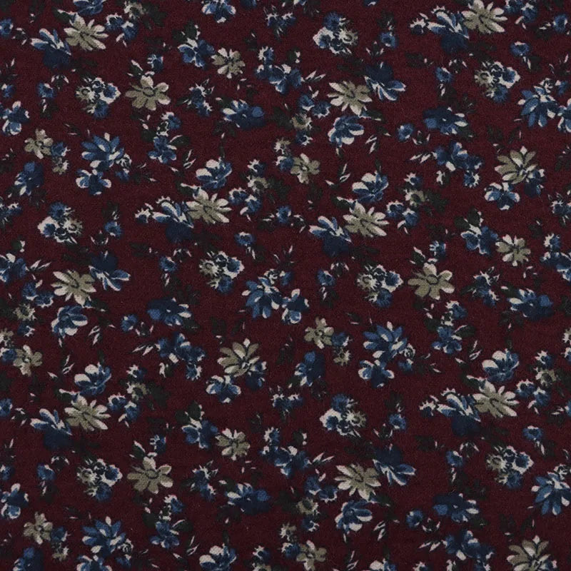 Fast Delivery High Quality Plain Active Staining Cotton Flannel Floral Fabric Casual Wear Cotton Shirt