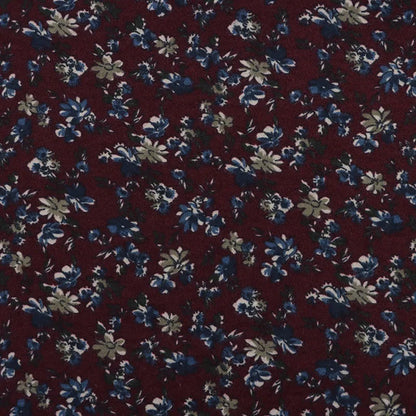 Fast Delivery High Quality Plain Active Staining Cotton Flannel Floral Fabric Casual Wear Cotton Shirt