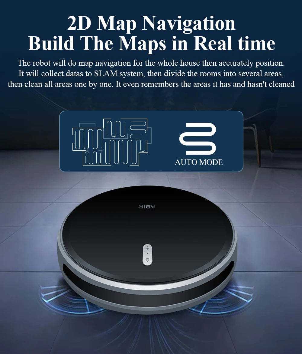Robot Vacuum Cleaner G20S, 6000Pa Suction,Remote Upgrade, 2 in1 Wet Dry Mop, Wifi App, Smart Vaccum Auto Floor Washing for Home,