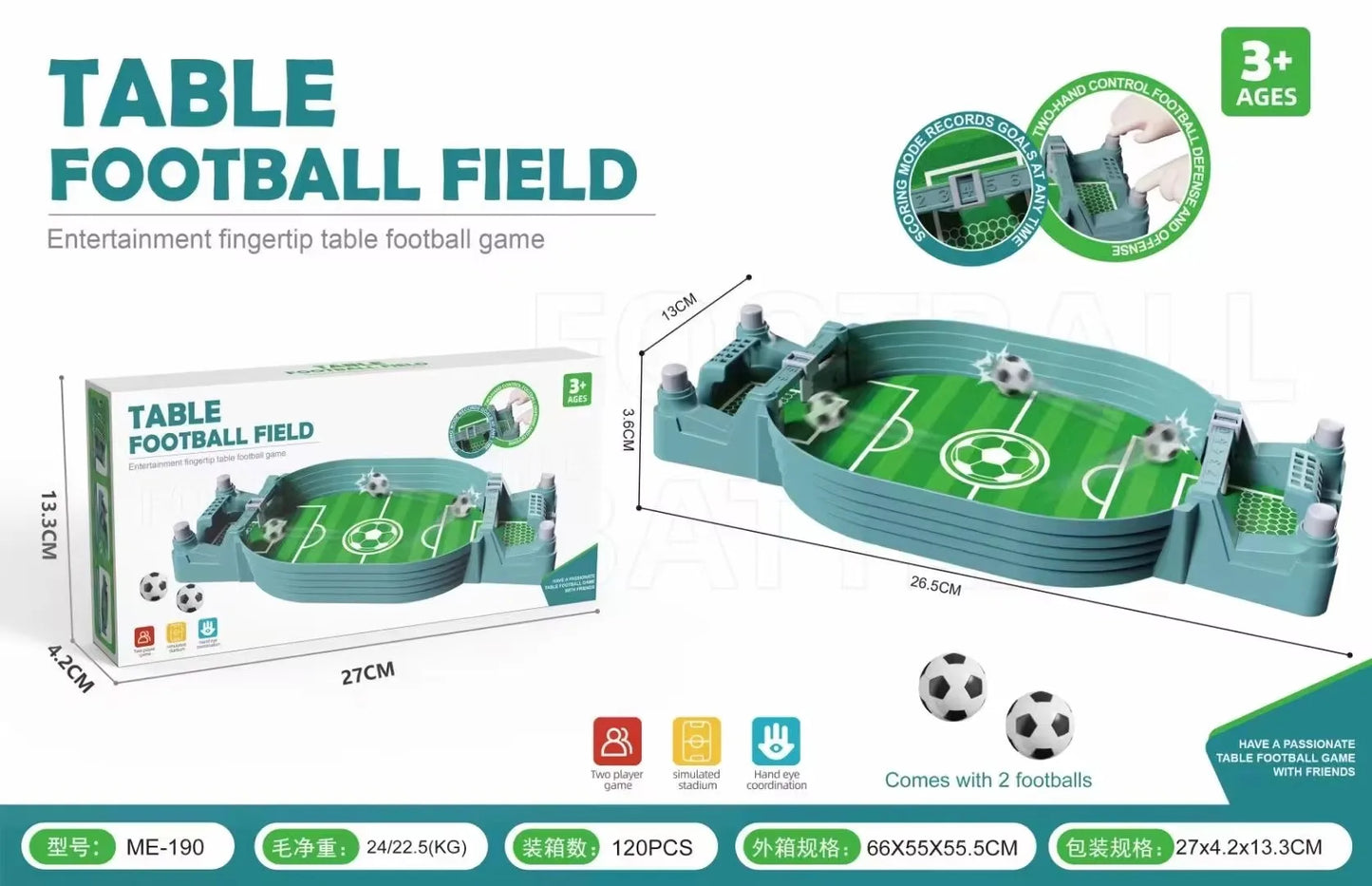 Hot Selling Unisex Indoor Mini Tabletop Pinball Games Kids Interactive Plastic Sport Entertainment Toy Mini Table