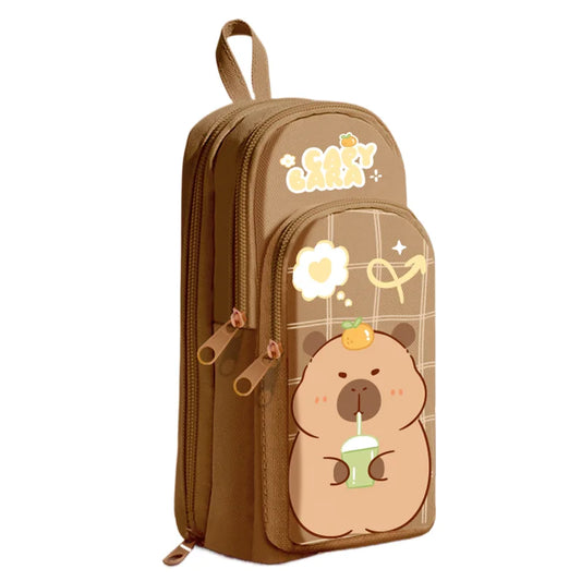 Small Backpack Shaped Panda Pencil case for Gift Cute and Dirt Resistant Pencil Box School Stationery for Kids Student Supplies