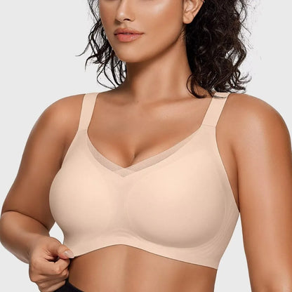 Wireless Bra Plus Size Women Sujetadores S-3XL BH Brasier Para Mujer Ladies Anti-sagging Gather  Seamless Push up Jelly Bra