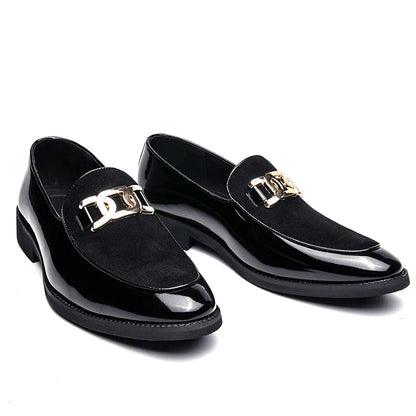 Size 37-44 Faux Suede Durable Fashion Design Lightweight Summer Casual Men Wedding Dress Shoes