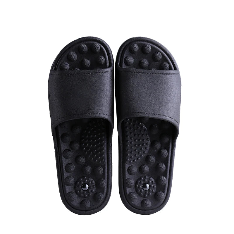 Greatslides Yellow Massage Slippers,Women Flat Bedroom Slippers Custom Logo Slides Sandals Manufacturer