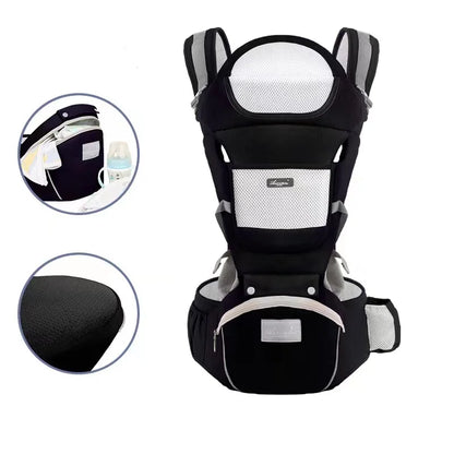 E-commerce Hot Selling Newborn Baby Carriers Comfortable Hip Seat Carrier with Plastic Frame