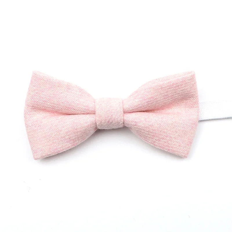 Children Wool Bow Tie Baby Boys Butterfly Skinny Bowtie Single Layer Child Bowties Gravatas Borboleta Collar Kids Ties
