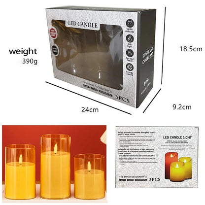 Remote Control Flameless LED Tea Light Electronic Candle for Home Decor Bar Outdoor Christmas Party Birthday Music Festivity