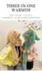 Cheap Animal Cute Winter Thermal Adult Kids Fur Scarf Hat