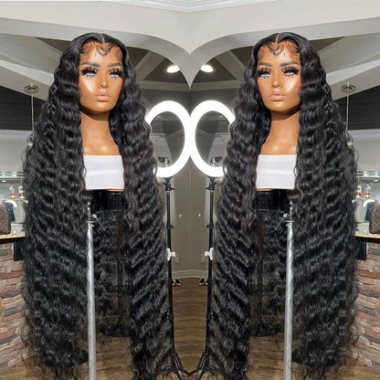13x6 Transparent Loose Wave Brazilian Indian Virgin Human Hair Wig Lace Front Glueless Natural Wholesale Vendor for Black Women