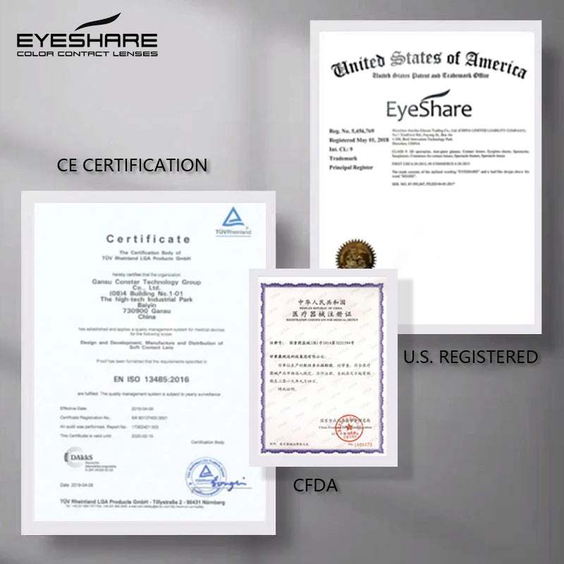 EYESHARE Cosplay White Colored Contact Lenses 2pcs Crazy Red Contact Lenses Anime Black Eye Lenses Halloween Beauty Makeup Lens