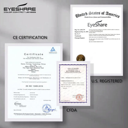 EYESHARE Cosplay White Colored Contact Lenses 2pcs Crazy Red Contact Lenses Anime Black Eye Lenses Halloween Beauty Makeup Lens