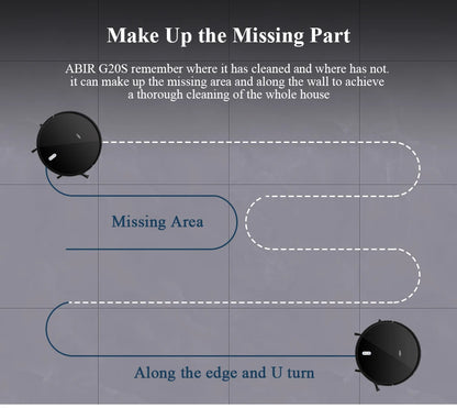 Robot Vacuum Cleaner G20S, 6000Pa Suction,Remote Upgrade, 2 in1 Wet Dry Mop, Wifi App, Smart Vaccum Auto Floor Washing for Home,