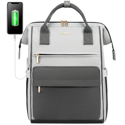 LOVEVOOK Hot Sell Bag 15.6 Inch Waterproof  Multifunction Nylon USB Charger Backpack Business Travel Laptop Backpack