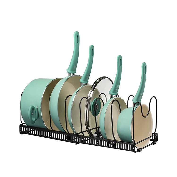 2022 Newly Designed Pot Rack with Overall Detachable Design Split Use and Adjustable Compartment Distance