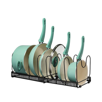 2022 Newly Designed Pot Rack with Overall Detachable Design Split Use and Adjustable Compartment Distance