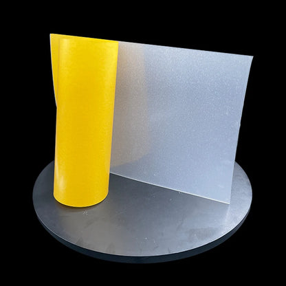 210um 0.21mm LGT188T PET Transparent LED Light Adhesive Diffuser Film Rolls Cutting Service