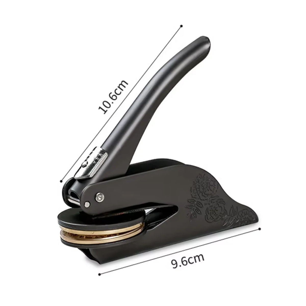 Official Seal Embosser Custom Embosser Stamp Handheld Corporate Seal Wedding Standard Simple Embossing Stamps