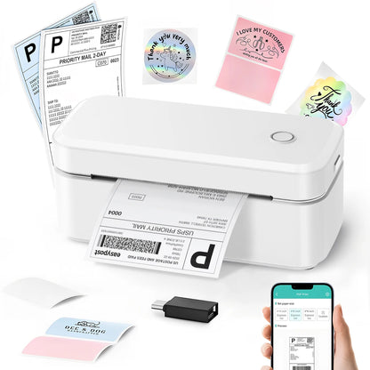 W-Marklife X4 Imprimante Shipping Portable Thermal Label Printer Business 4x6 Inch ROHS Certified USB/Wireless Warehouse Use