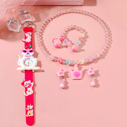 USA Stock Wholesale 3D Silicone Strap Watch Unicorn Kids New Cute Cartoon High Quality Watch Boys Girls Gift 7-9 Days Delivery
