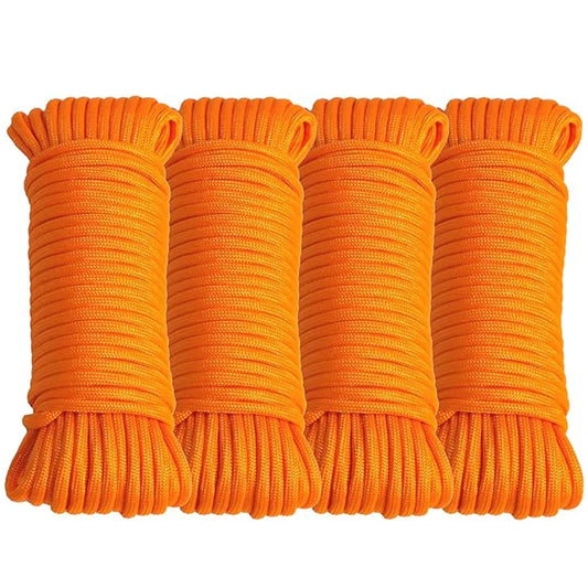 Braid 7 Strand Outdoor Survival Paracord Polyester RopeHeavy Duty Ropes High Strength Perfect for Clothesrope Camping Hiking