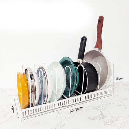 2022 Newly Designed Pot Rack with Overall Detachable Design Split Use and Adjustable Compartment Distance