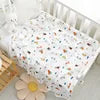 Low Price in Stock 2 Layer Bamboo Cotton Baby Muslin Dream Blanket 47*47 High Quality 100% Cotton Swaddle Muslin Blanket