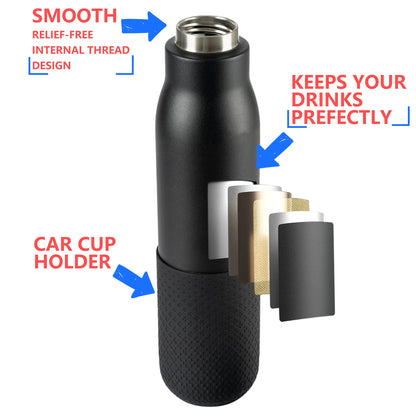 FAYREN Color 500ml New Custom Logo Water Bottle Stainless Steel Minimalist Insulated Thermos Vacuum Flasks & Thermoses