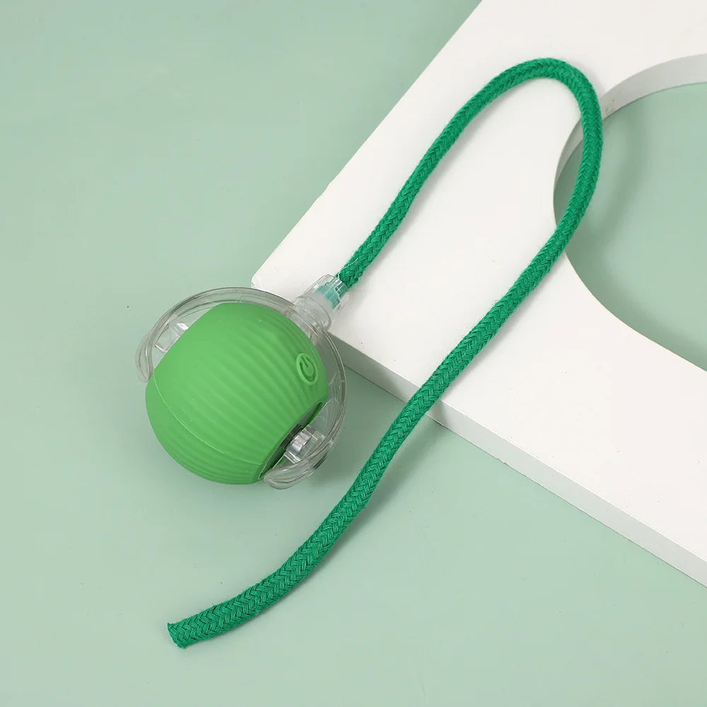 New Design 360° Smart Automatic Interactive Dog Smart Ball Toy Interactive Cat Toys Rolling Ball with USB Charger