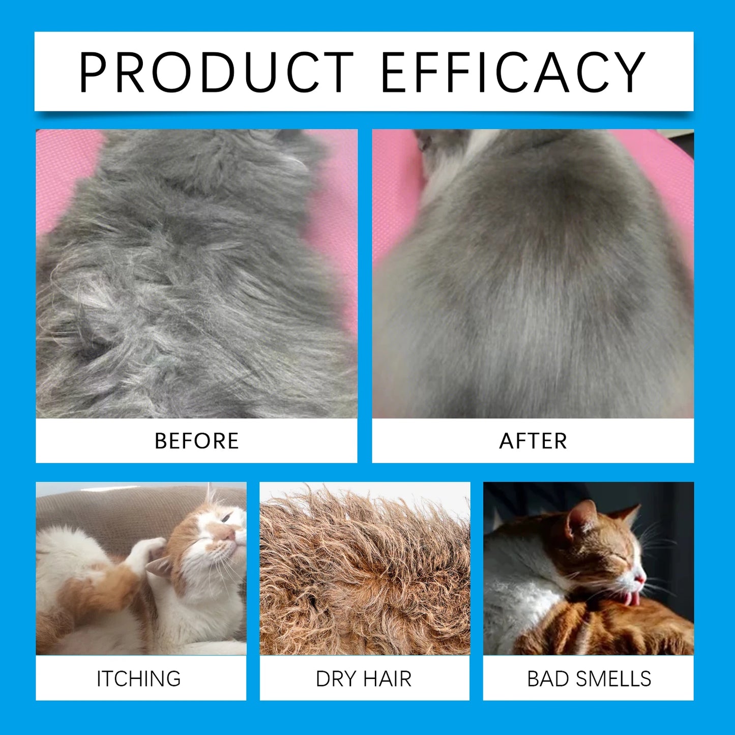 Pet Care Supplies 60ml cat Cleaning Mousse Non-irritating Gentle Cat Cleaning Foam