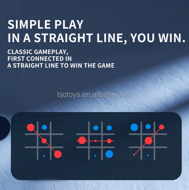 BJQ Intellect Game Tic Tac Toe Game Wisdom Battle Intelligence Table Games Educational Toy for Kids Toys