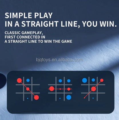 BJQ Intellect Game Tic Tac Toe Game Wisdom Battle Intelligence Table Games Educational Toy for Kids Toys