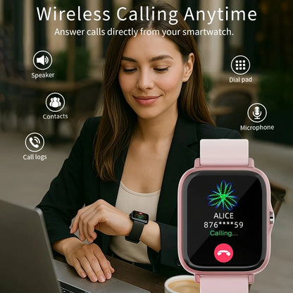New 2026 Smartwatch, Unisex, Wireless Calling/Dialing, Multiple Sports Modes, Call Reminder and Rejection, Message Notification