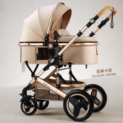 Purorigin Pram for Babies Factory Cheap Price 4 Wheels Light Weight Foldable 2 in 1Baby Stroller Baby Carrier  Newborn