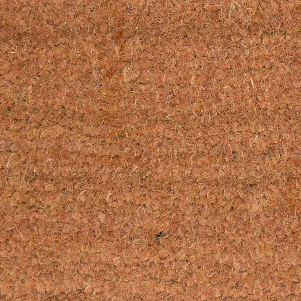 HMS 18\" X 30\" Brown and Black Coir Scrollwork Outdoor Door Mat Interior Accessories