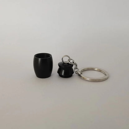 Moon Star Pendant Mini Cremation Engraved Urn Keychain Memorial Pet Human Ashes Funeral Keepsake Key Ring Jewelry for Men Women