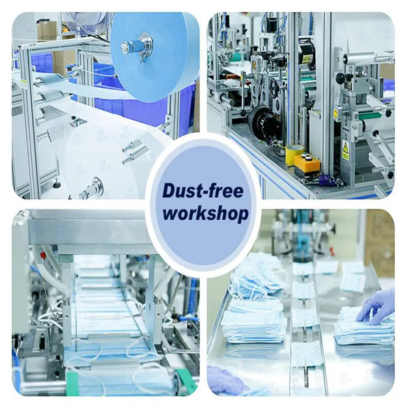 Black Disposable Mask Industrial 3 Layer Ply Filter Mask Adult Adjustable Mouth Face Masks Mascarillas Quirurgicas Homologadas