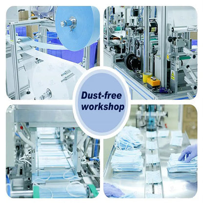 Black Disposable Mask Industrial 3 Layer Ply Filter Mask Adult Adjustable Mouth Face Masks Mascarillas Quirurgicas Homologadas