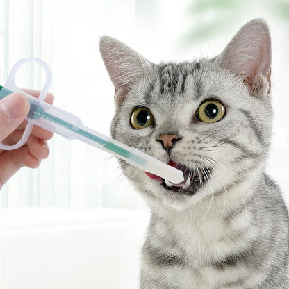 Eco-Friendly Pet Medicine Syringe Feeder Plastic Oral Liquid Dispenser for Dogs Cats Easy Use Adjustable Dose