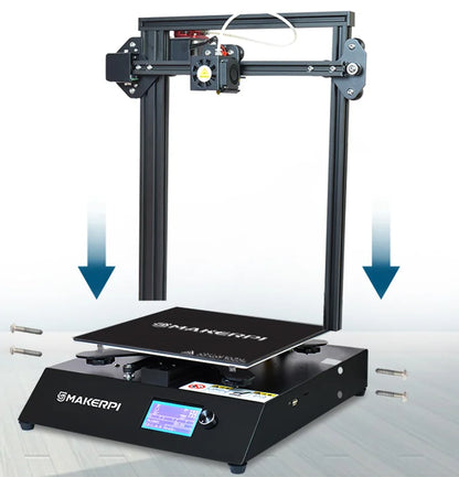 Professional MakerPi P2 FDM 3D Printer Big Size for Kids for Beginner 3D Printing Machine PLA Print