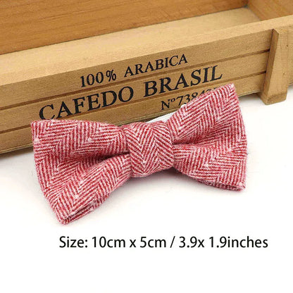 Children Wool Bow Tie Baby Boys Butterfly Skinny Bowtie Single Layer Child Bowties Gravatas Borboleta Collar Kids Ties
