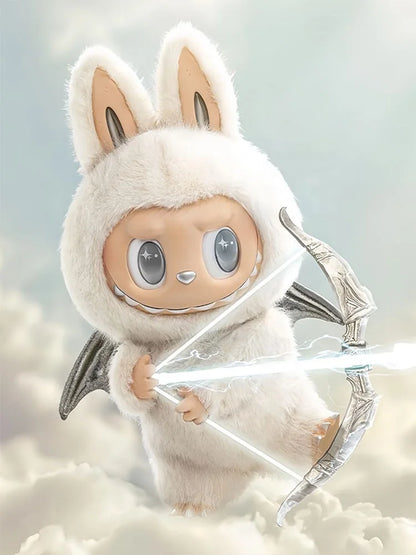 Original Authentic Pop Mart the Monsters Lovely ZIMOMO ANGEL in CLOUDS Vinyl Face Doll 58cm Set Stuffed Figure Plush Toy