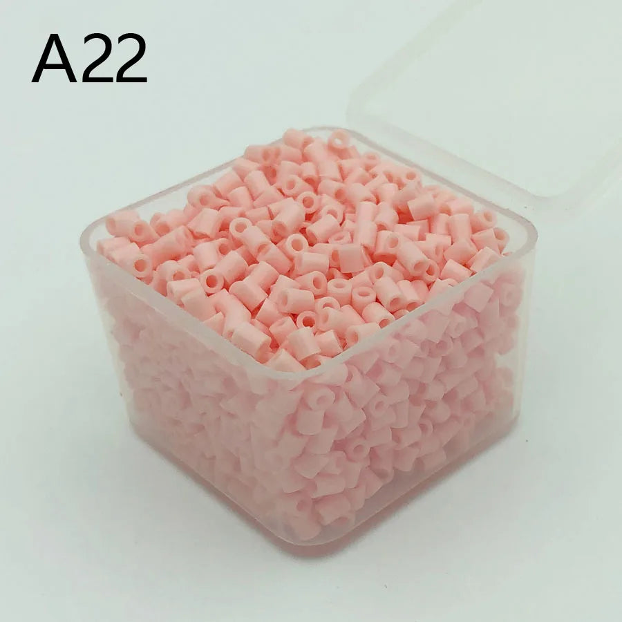 2.6mm Mini Beads/1200pcs/Box Packing Hama Beads Easy to Store For Kids Perler Iron Beads Fuse Handmade Gift Children Toy