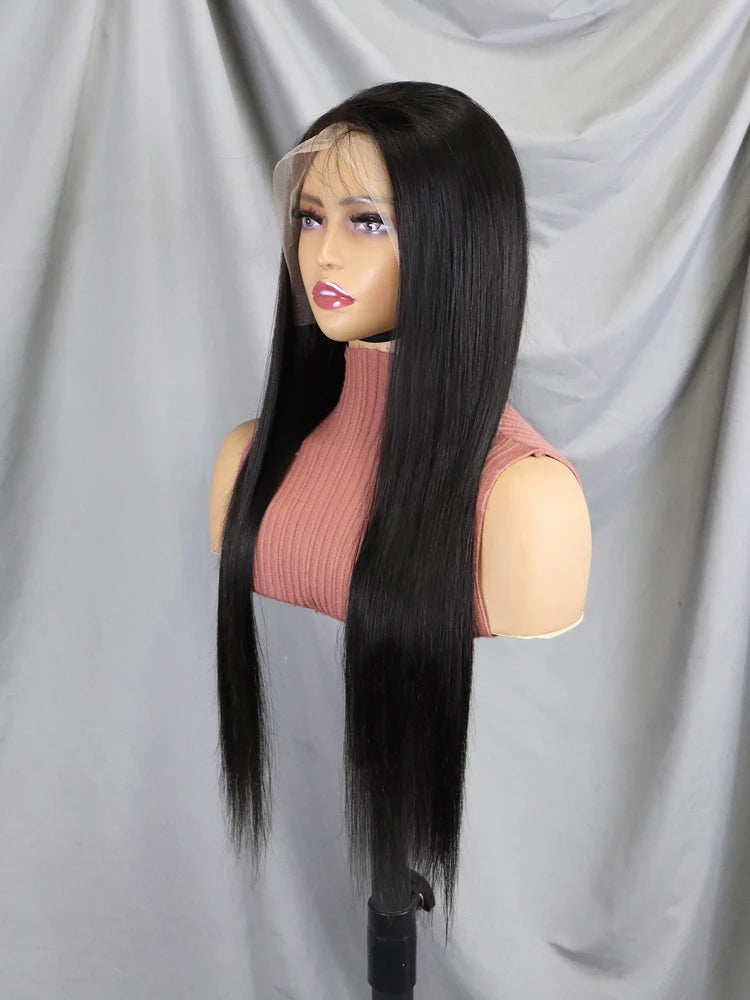Raw 13x4 Straight Indian Hair Wigs Human Hair Full Transparent Lace Front Wigs for Black Women