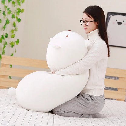 90cm Soft Animal Cartoon Corner Bio Pillow Cushion Cute Dog Cat Dinosaur Pig Unicorn Plush Toy Stuffed Lovely Kid Birthyday Gift