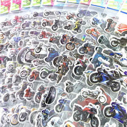 12Sheets/Set Military Fans Weapon Gun Pistol Stickers for Kids Boys PVC Bubble Scrapbook DIY Toys